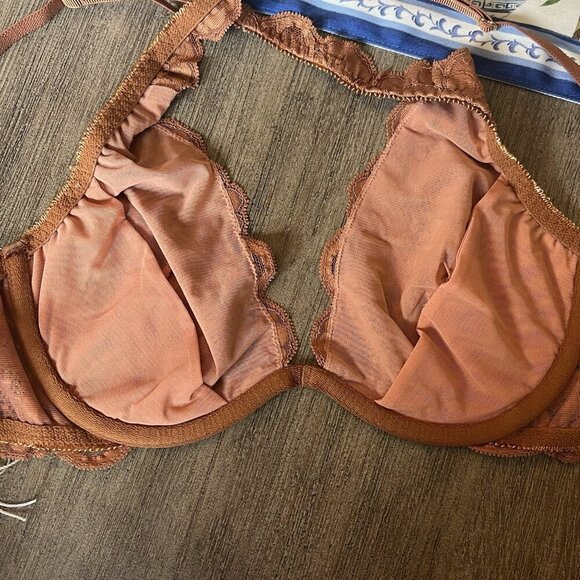 NWT $88 HAH Free People 2-Timer Bra 30-38C fits 30C 32C 34C 36C 38C Brown Sugar - Picture 16 of 16